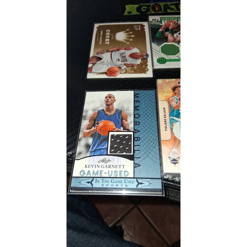 NBA Basketball Jersey Patch Memorabilia Trading Cards Lot of 6